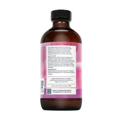 Heritage Store, Castor Oil And Ginger Liquid, 8 Oz Heritage Store