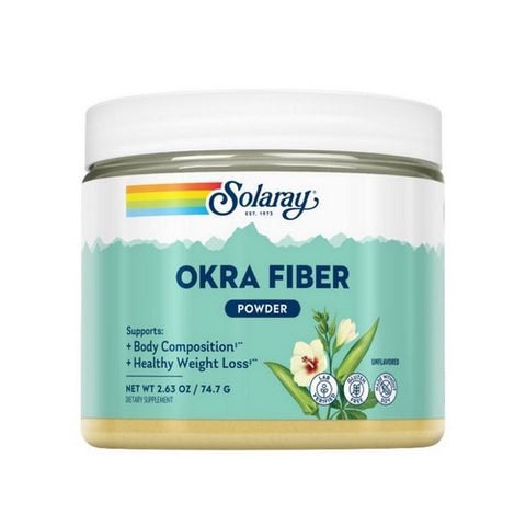 Okra Fiber Powder 2.6 Oz by Solaray