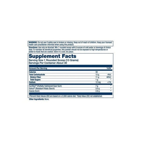 Solaray, Triple Fiber Powder Unflavored, 14 Oz Solaray