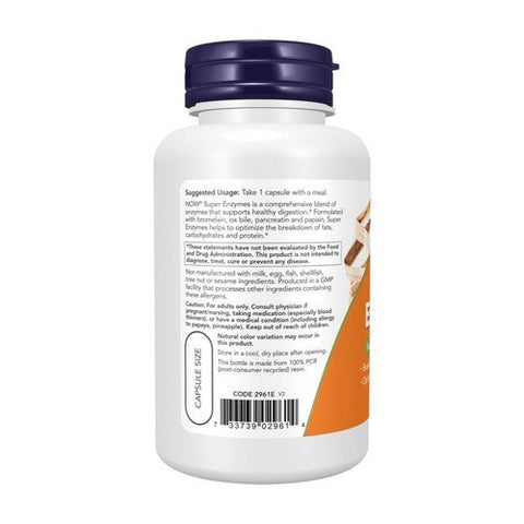Now Foods, Super Enzymes, 60 Caps Now Foods
