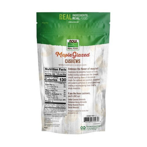 Now Foods, Maple Glazed Cashews, 10 Oz Now Foods