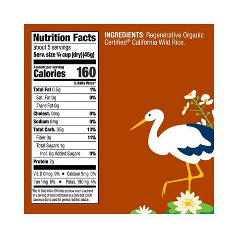 Lundberg, Organic Wild Rice, 25 Lbs Lundberg