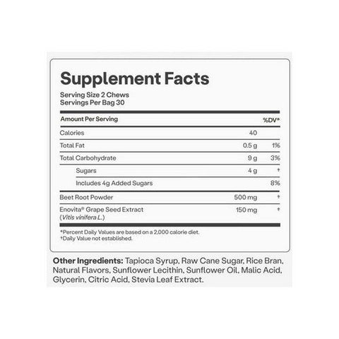 Humann, Superbeets Heart Chews, 60 Count Humann