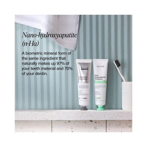Boka, Nano-Hydroxyapatite Toothpaste Fluoride-Free Ela Mint, 3.4 Oz Boka