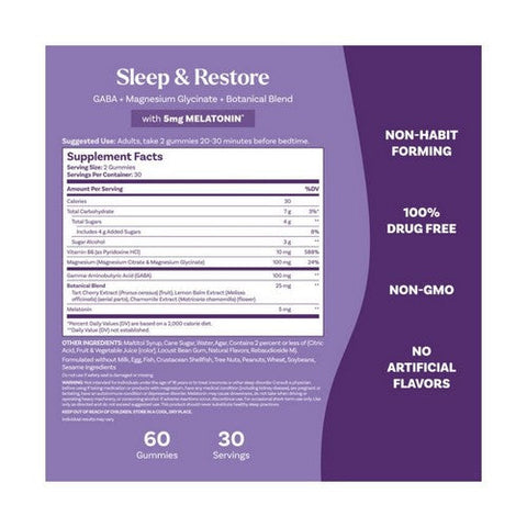 Natrol, Sleep And Restore, 60 Count Natrol