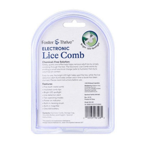 Foster And Thrive, Electronic Lice Comb, 1 Each Foster And Thrive