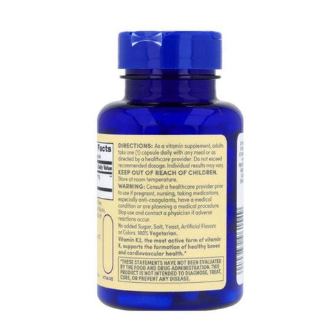 Foster And Thrive, Vitamin K2, 100 Mcg, 100 Count Foster And Thrive