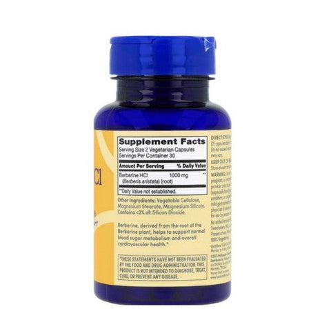 Foster And Thrive, Berberine HCl, 1000 Mg, 60 Caps Foster And Thrive