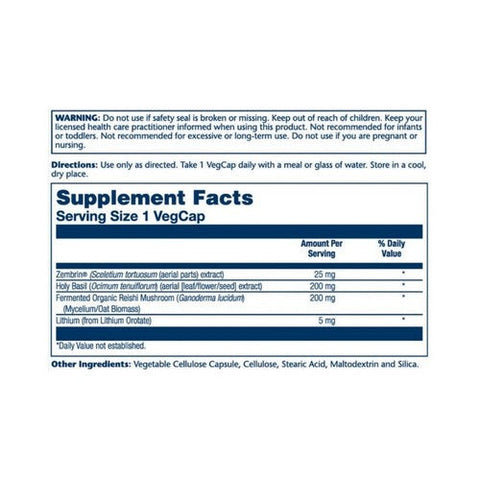 Solaray, Mood Support, 60 Count Solaray