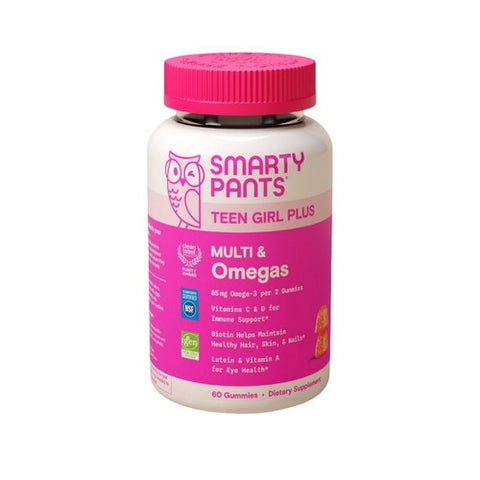 Teen Girl Plus Multivitamin And Omegas 60 Gummies by SmartyPants