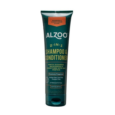 Plant-Based 2-In-1 Shampoo And Conditioner For Dogs 8 Oz by Alzoo