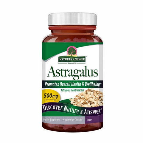 Nature's Answer, Astragalus Root Capsules, 500 Mg, 60 Count Nature's Answer