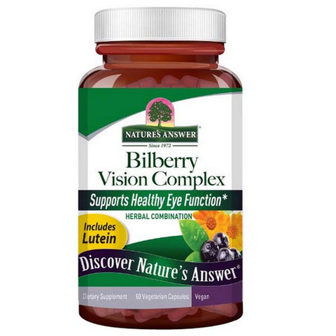 Nature's Answer, Bilberry Vision Complex, 60 Vcaps