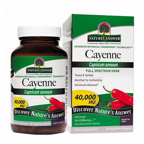 Nature's Answer, Cayenne Pepper Fruit, 90 Caps