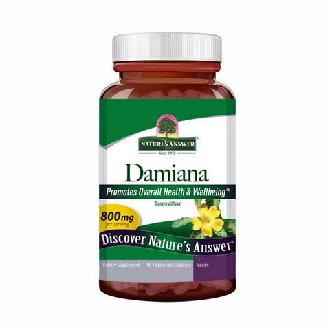 Nature's Answer, Damiana Leaves, 800 Mg, 90 Veg Caps Nature's Answer