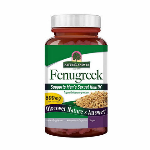Nature's Answer, Fenugreek Seed, 600 Mg, 90 Veg Caps Nature's Answer