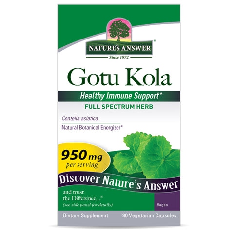 Nature's Answer, Gotu-Kola Herb, 90 Caps