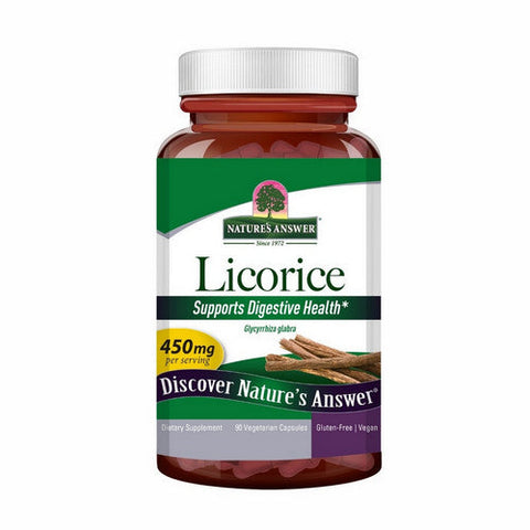 Nature's Answer, Licorice Root, 450 Mg, 90 Veg Caps Nature's Answer