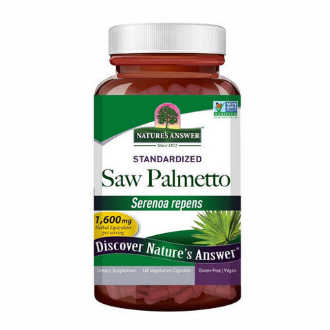 Nature's Answer, Saw Palmetto Standardized Herbal Extract, 690 Mg, 120 Veg Caps Nature's Answer