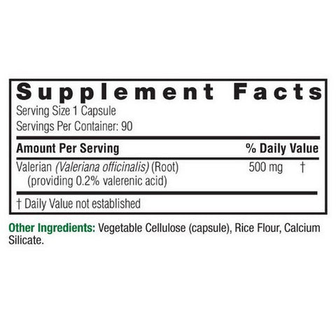 Nature's Answer, Valerian Root, 90 Cap