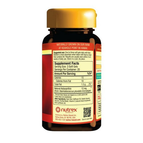 Nutrex Hawaii, BioAstin (Astaxanthin), 4 mg, 60 Caps