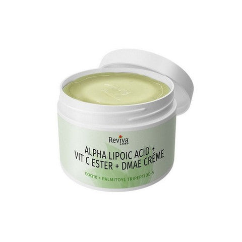 Reviva, Alpha Lipoic Acid Vitamin C Ester And Dmae Creme, 2 Oz Reviva