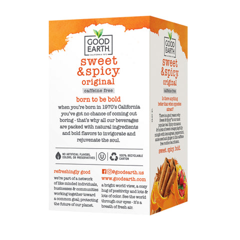 Good Earth Teas, Herbal Tea Caffeine Free Sweet & Spicy, 18 Bags