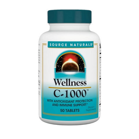 Source Naturals, Wellness C-1000, 50 Tabs