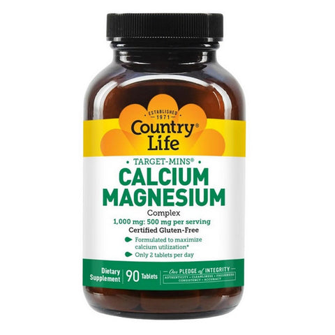 Country Life, Target-Mins Calcium Magnesium, 90 Tabs