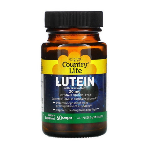 Country Life, Lutein, 20 MG, 60 Softgels