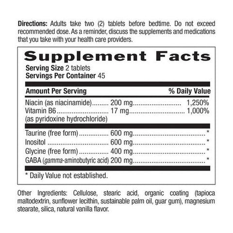 Country Life, Relaxer with GABA + B-6 RR, 90 Tabs Country Life