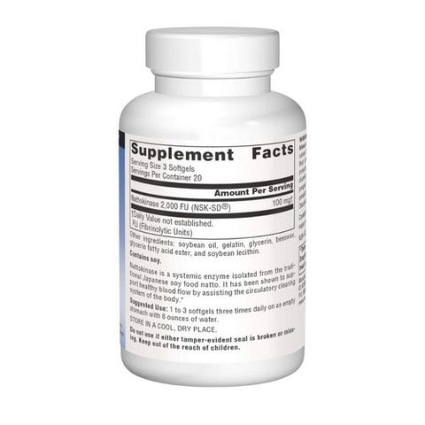 Source Naturals, Nattokinase, 36 mg, 60 Softgels