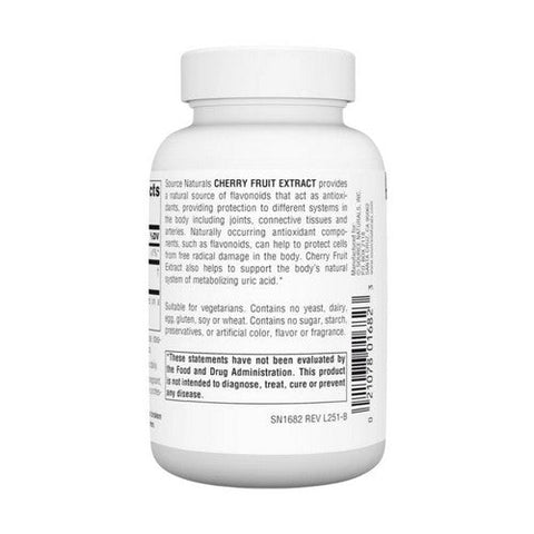 Source Naturals, Cherry Fruit Extract, 500 mg, 180 Tabs Source Naturals