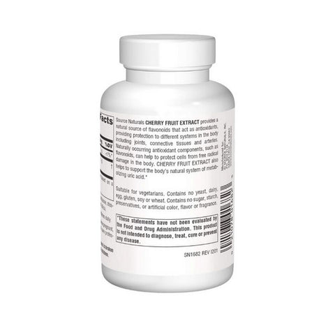 Source Naturals, Cherry Fruit Extract, 500 mg, 180 Tabs
