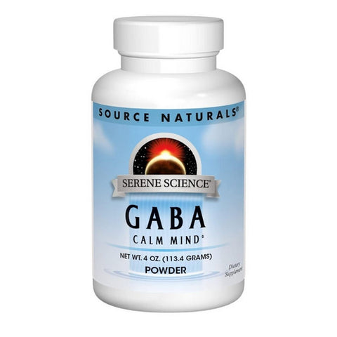 Source Naturals, Gaba, Powder 4 oz