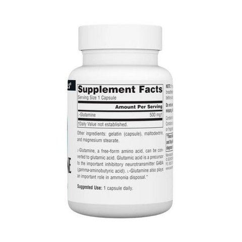 Source Naturals, L-Glutamine, 500 mg, 50 Caps Source Naturals