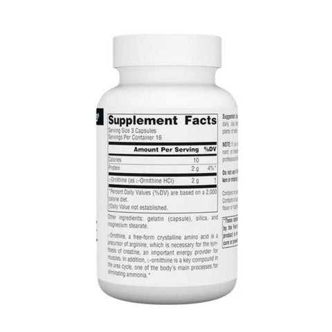 Source Naturals, L-Ornithine, 667 mg, 50 Caps Source Naturals