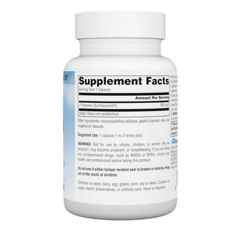 Source Naturals, L-Theanine, 200 mg, 60 Caps