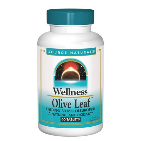 Source Naturals, Wellness Olive Leaf, 60 Tabs