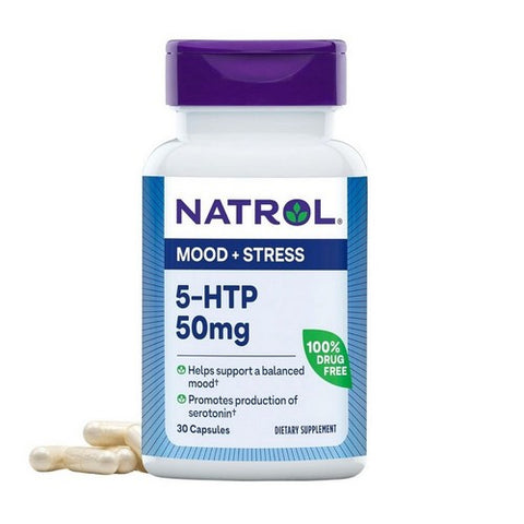 Natrol, Mood And Stress 5-HTP, 50 mg, 30 Caps