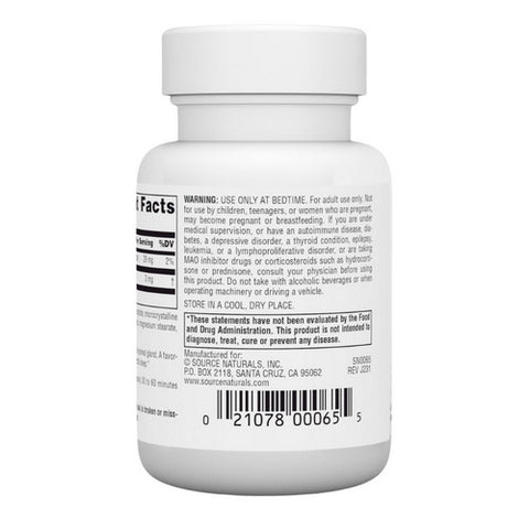 Source Naturals, Melatonin, 3 mg, Timed Release 60 Tabs