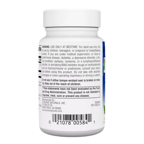 Source Naturals, Melatonin, 2.5 mg, Sublingual Peppermint 200 Tabs