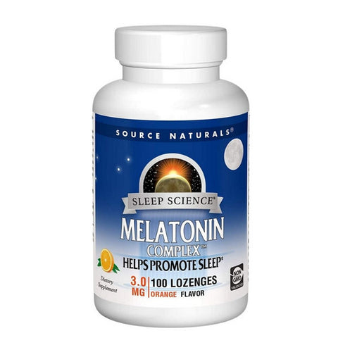 Source Naturals, Melatonin Complex Orange, 3 mg, 100 Tabs