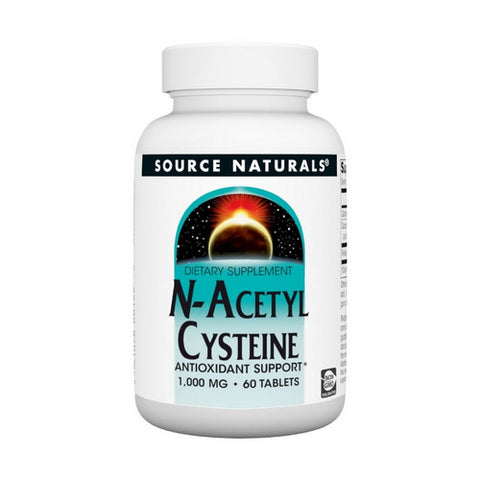 Source Naturals, N-Acetyl Cysteine, 1000 MG, 60 Tabs