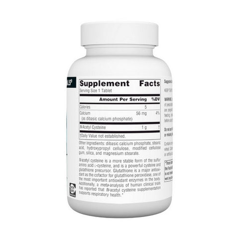 Source Naturals, N-Acetyl Cysteine, 1000 MG, 60 Tabs