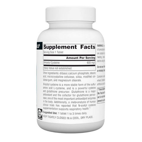 Source Naturals, N-Acetyl Cysteine, 600 MG, 120 Tabs