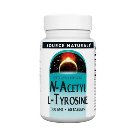 Source Naturals, N-Acetyl L-Tyrosine, 300 mg, 60 Tabs Source Naturals