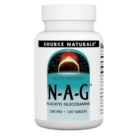 Source Naturals, N-A-G, 250 mg, 120 Tabs