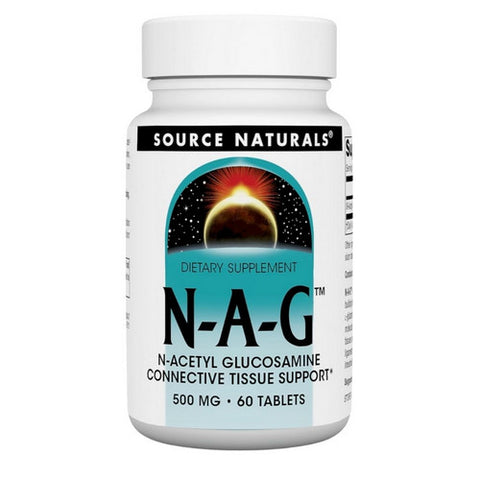 Source Naturals, N-A-G, 500 mg, 60 Tabs