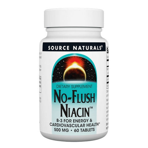 Source Naturals, No-Flush Niacin, 500 mg, 60 Tabs